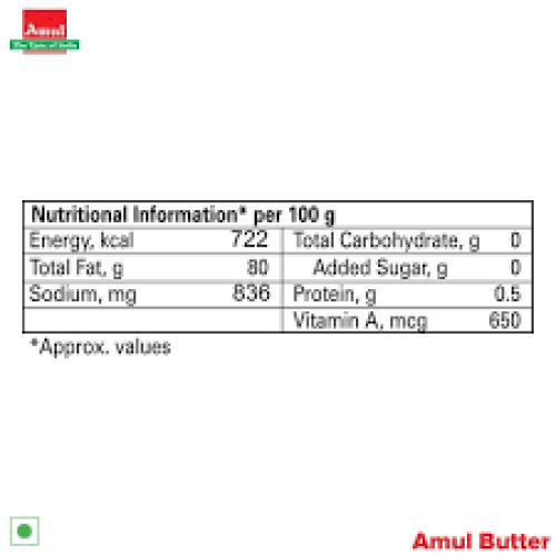Amul Butter - Pasteurized, 2x100 g Multi Pack