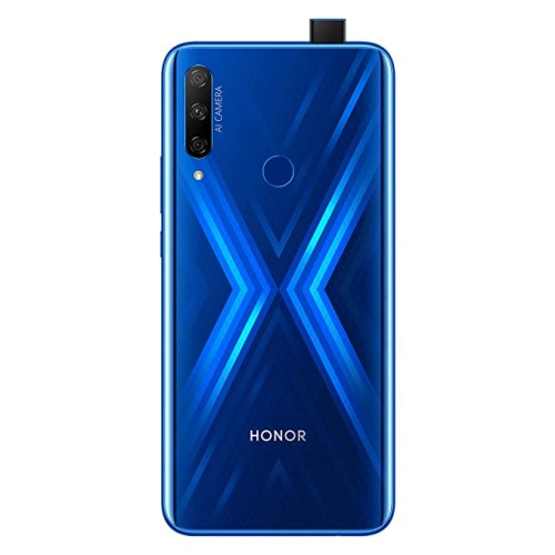Honor 9X (Sapphire Blue, 4+128GB Storage)-Pop up Front Camera & 48MP Triple Rear Camera