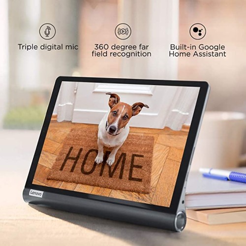 Lenovo Yoga Smart Tablet with The Google Assistant 25.65 cm (10.1 inch, 4GB, 64GB, WiFi + 4G LTE), Iron Grey