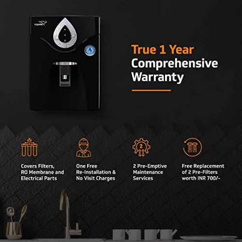 V-Guard Zenora RO+UF+MB 7 Litre Water Purifier With 7 Stage Purification and pH Balancer