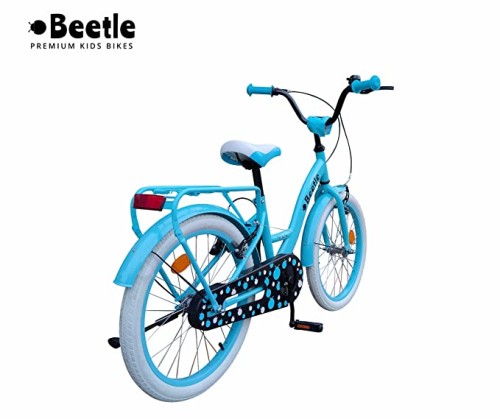 Beetle Panache 20T Fixed-Gear Bike Kids Cycle with 12 Inches Steel Frame for 6 to 10 Year old, Turquoise Blue