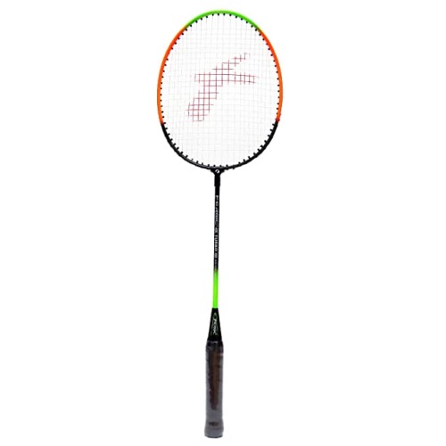 FEROC 2 Pieces Aluminium Badminton Racket with 3 Pieces Feather Shuttles with Full-Cover Set ,Aluminum, Multicolor