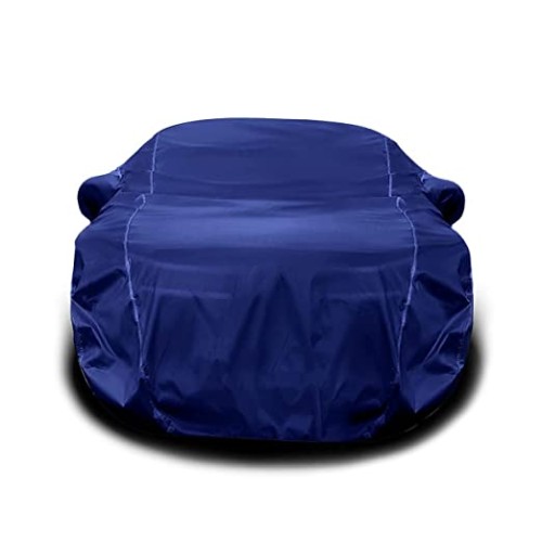 WAKLANE® Alto 800 Car Cover Waterproof / Alto 800 Car Cover / Alto Car Cover / Old Alto Car Cover Waterproof / All Models Of Alto Car Cover with Triple Stitched Fully Elastic Ultra Surface Body Protection (Navy)