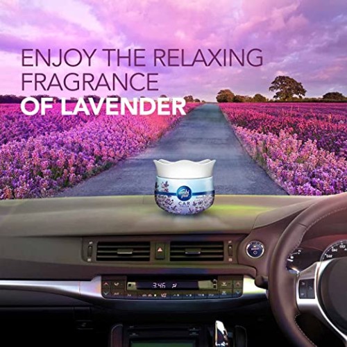 Ambi Pur Car Freshener Gel, Relaxing Lavender, 75 g